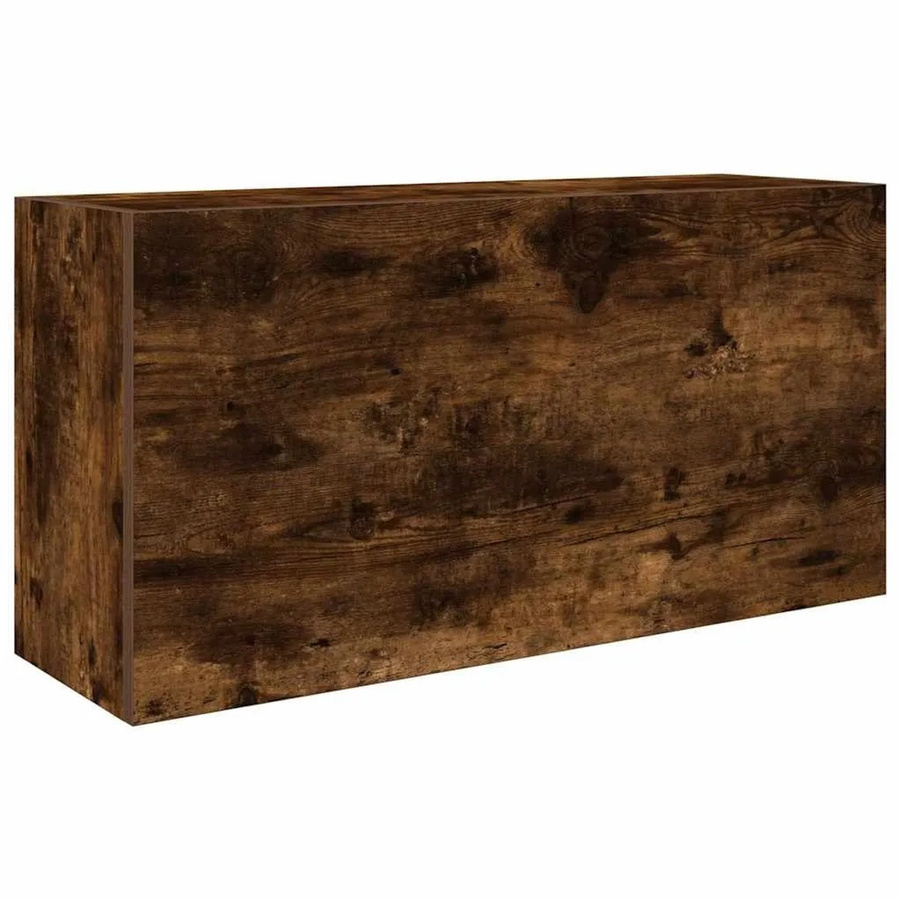 vidaXL Bad-Wandschrank aus Holzwerkstoff in Räuchereiche, B/T/H: 80 x 25 x 40 cm - Bild 2