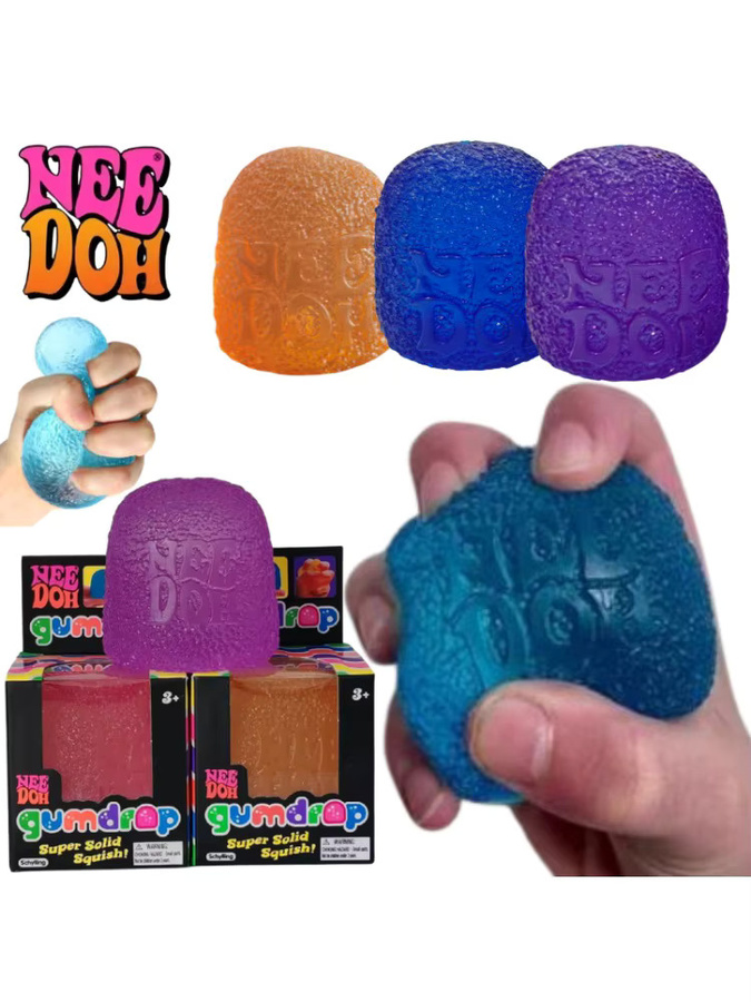 Schylling Nee Doh Mini Candy Toy NeeDoh Gumdrop, Fidget-Spielzeug, Quetschball - Bild 7
