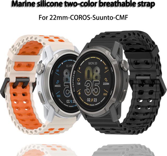 Uhrenarmband Silikon, 22 mm, Unisex - Bild 1