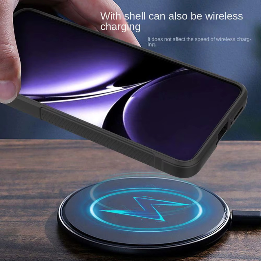 Stoßfeste Silikon-Handyhülle für Xiaomi Poco X6 in Schwarz - Bild 2
