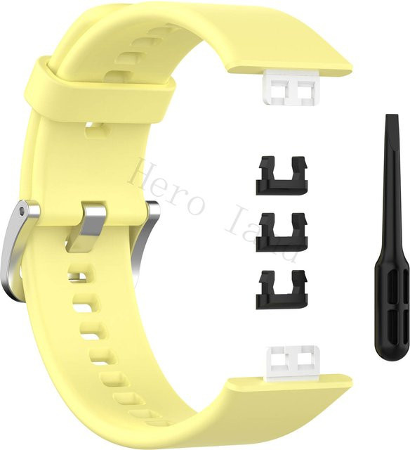 MY-CASE Uhrenarmband Silikon, beige, Unisex - Bild 1