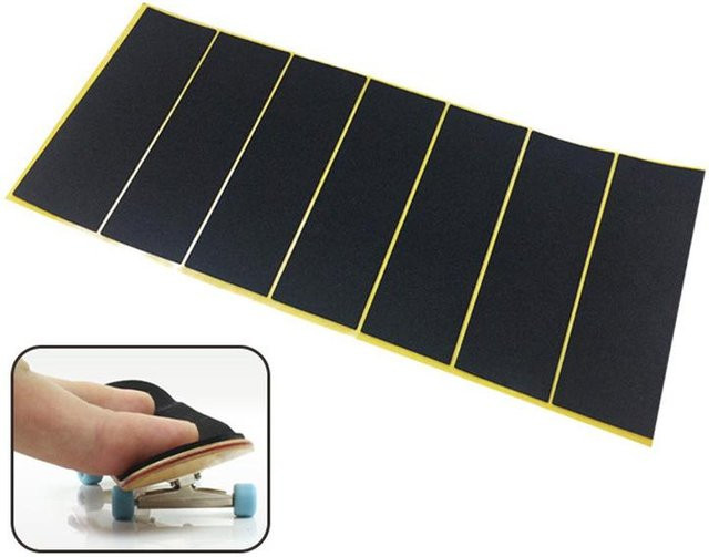Binchi Outdoor Product Holz-Griffbrett-Deck-ungeschnittene Klebeband-Aufkleber, 10 Stück, schwarz - Bild 1