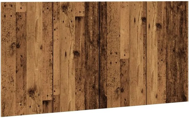 vidaXL Kopfteil in Altholz-Optik aus Holzwerkstoff, Farbe: Braun, B/H/T: 160 x 80 x 1,5 cm - Bild 1