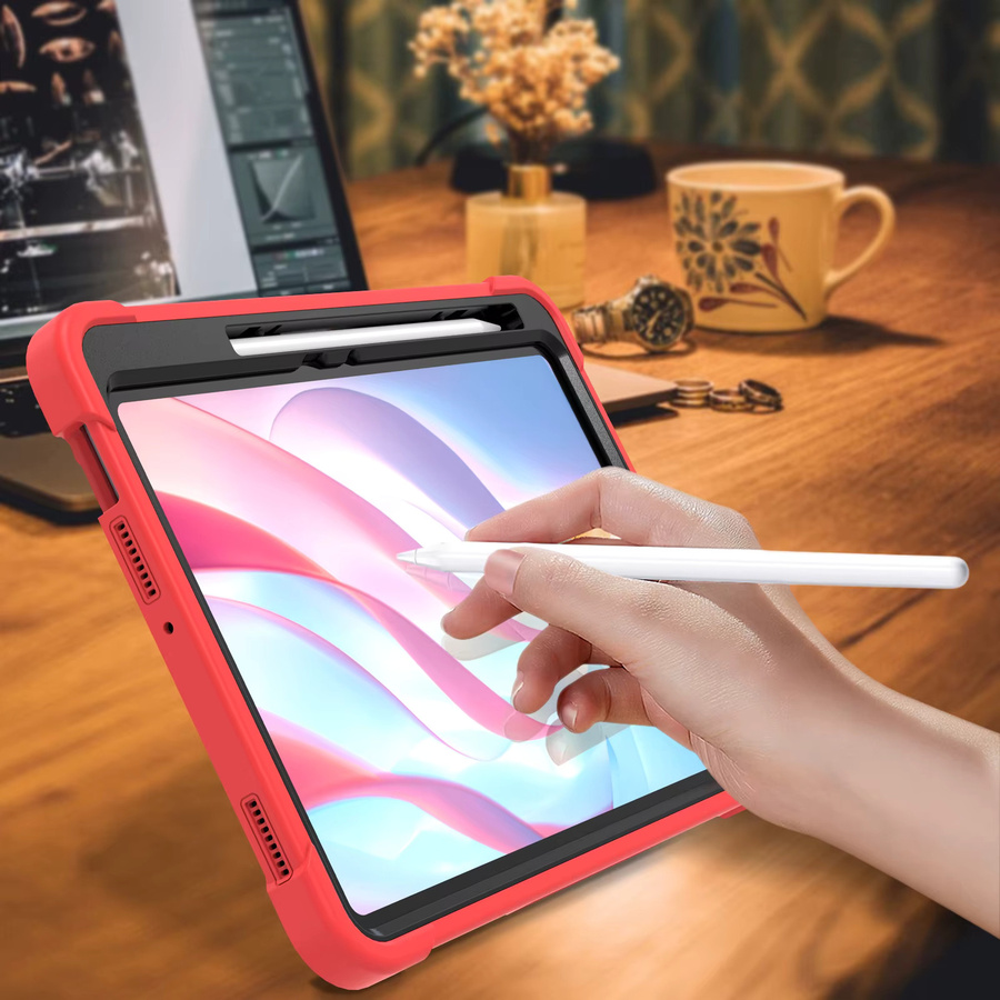 Schutzhülle mit Ständer für Xiaomi Pad 8 Pro 11,2 Zoll 2024 und Poco X1 in Grau, Grün oder Rot - Bild 6