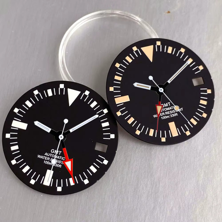 Matelion Uhrenzubehör, Luminous Black 29 mm Zifferblatt, Herren - Bild 2