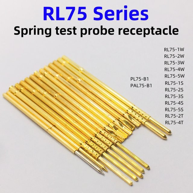 AOSHANG RL75 Serie PCB Test Sonden Buchse Pogo Pin Anschluss in Gold - Bild 1