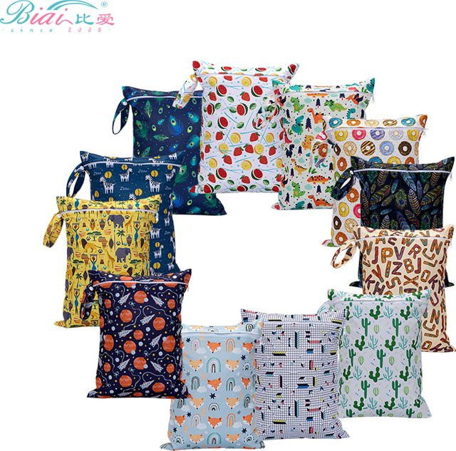 BIAI Aufbewahrungstasche für Babykleidung und Windeln, wasserdicht und waschbar, Reise-Organizer-Tasche in Multicolour, Breite: 40,0 cm, Tiefe: 30,0 cm - Bild 1