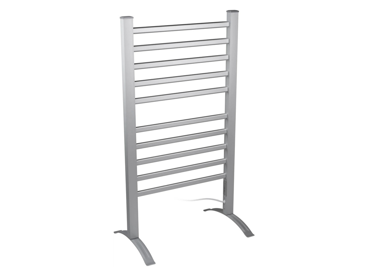 DIRT DEVIL elektrische Handtuchheizung mit 10 Sprossen aus Aluminium und Metall in Silber, B/T/H: 94,0 x 54,0 cm - Bild 2