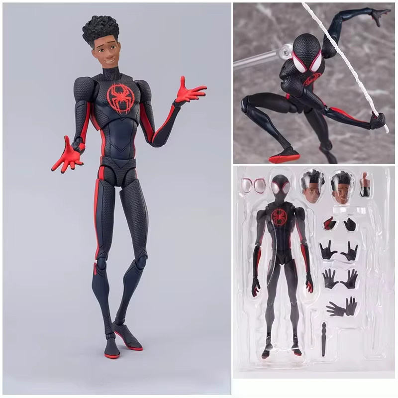 Bandai Marvel Spider Man Across The Spider Verse Miles Morales Actionfigur, Einzelfigur - Bild 3