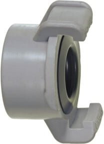 GEKA plus Gewindestück KS, Innengewinde G3/4, grau - Bild 1