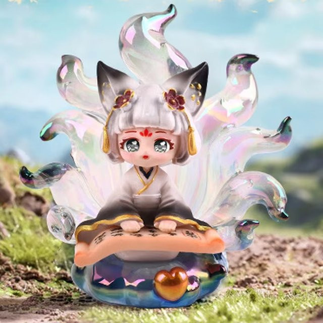 TOPTOY Antike Weisheit Engel Serie, Neun Schwanz Fuchs Engel Figur, Harz, Bunt / Mehrfarbig - Bild 1