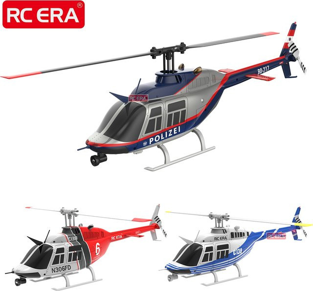 RC ERA C138 BELL206 Gyro-Stabilisierter Flybarless RC-Hubschrauber, 1:36, ferngesteuert - Bild 1