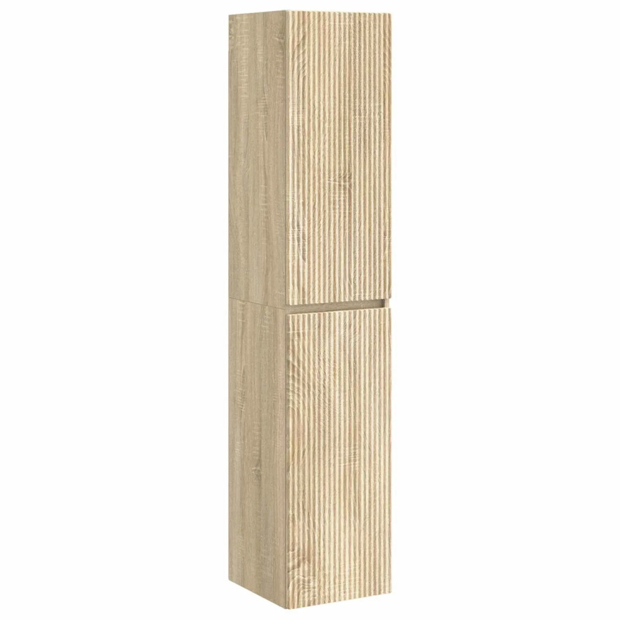 vidaXL Wandmontierter Badezimmerschrank in Sonoma-Eiche, modern und matt - Bild 2