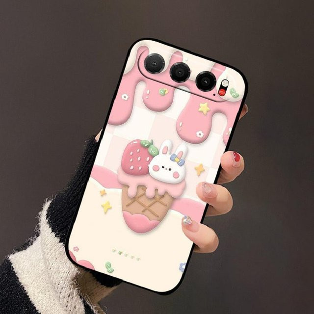 ZTE Nubia Air 5G Z2468N Schutzhülle mit niedlichem Astronauten Design aus weichem TPU Silikon in Weiß - Bild 1