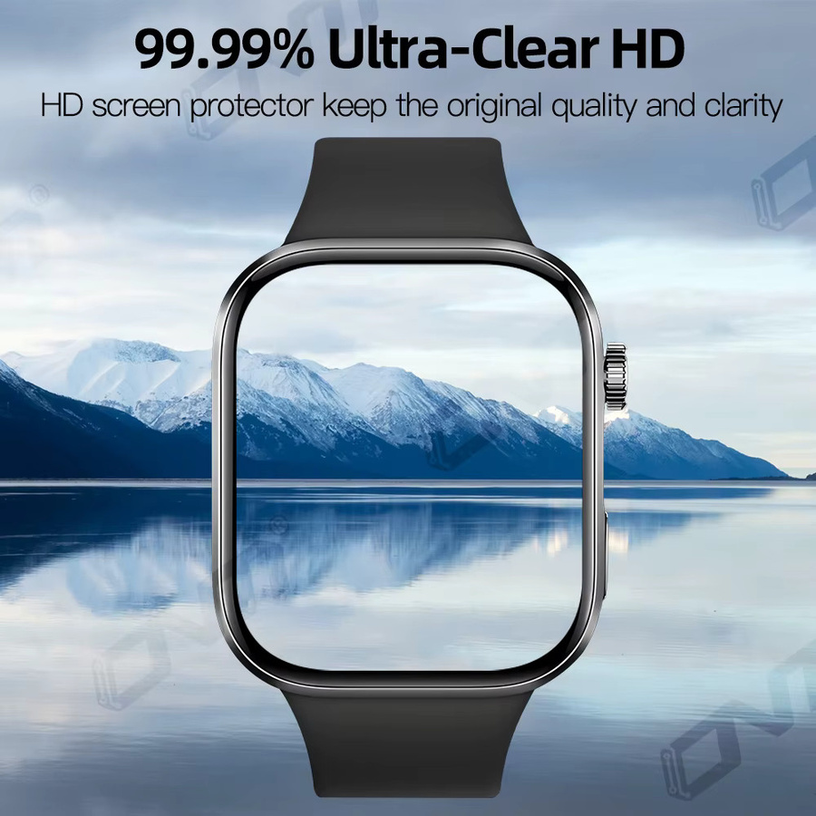 ONM Schutzhülle + Displayschutzfolie für Redmi Watch 6, Silikon, Schwarz, Unisex - Bild 6