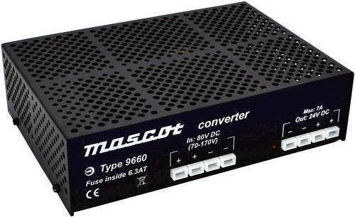 Mascot Battery DC/DC-Wandler 9660 Schwarz 80 V/DC - 24 V/DC 7A 158W - Bild 1