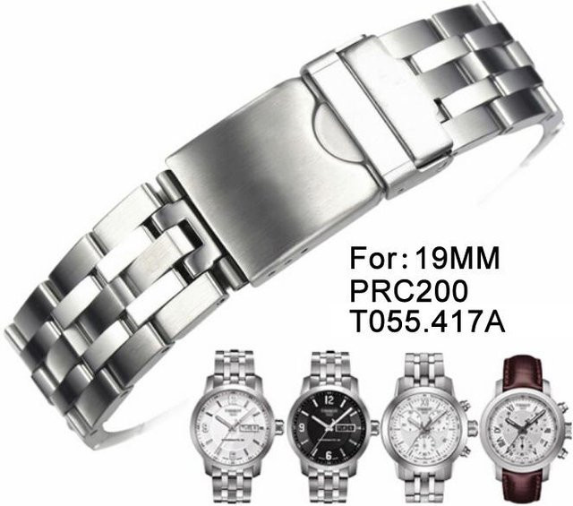 Tissot Uhrenarmband Edelstahl, silber, Herren, 19 mm - Bild 1