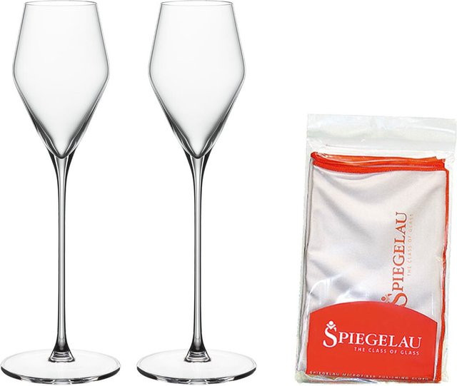 Spiegelau Definition Digestifgläser Tumbler mit Poliertuch, 2er Set, transparent, 130 ml - Bild 1