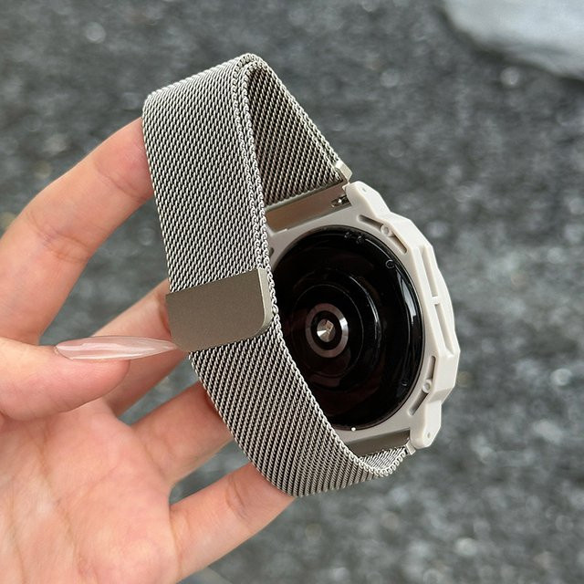 Uhrenarmband Milanese Loop, Edelstahl, Silber, Unisex - Bild 1