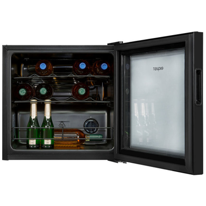 Exquisit Weinkühler WS1-12-GT-030G in Schwarz mit 43 l Volumen, B/H/T: 49,0 x 49,2 x 44,0 cm - Bild 4