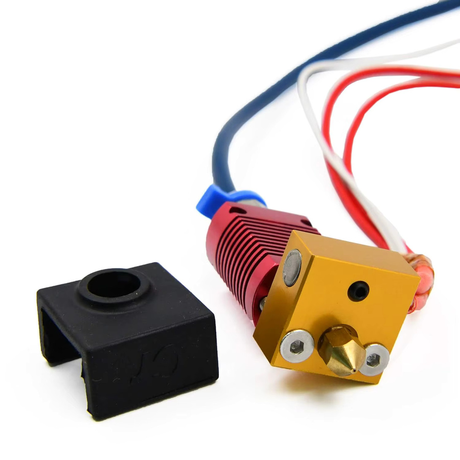 Creality MK8 24V Hotend Kit Druckkopf mit 0,4mm Düse für Ender 3, Pro und V2 als Extruder Ersatzteil in Multicolor - Bild 2