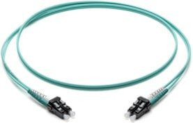 Corning LWL-Patchkabel LC/LC OM3 50/125 in Türkis, Länge: 2 m - Bild 1