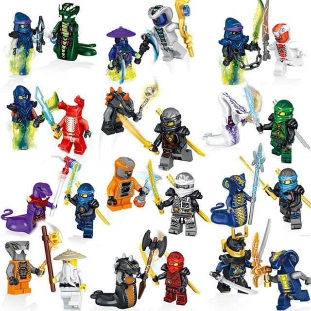 Hello Blocks Masters Spinjitzu Bausteine Figur, 24-teiliges Set, ab 3 Jahren - Bild 1