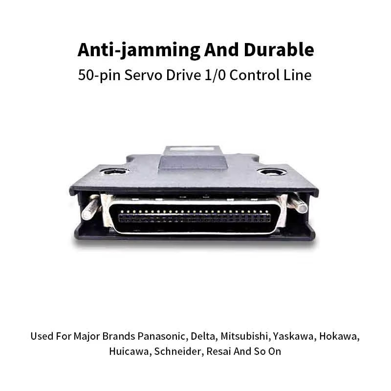 50-Pin SCSI IO Servo-Anschlusskabel für Panasonic, Mitsubishi, Yaskawa und Delta Steuerungskabel CN1 - Bild 2