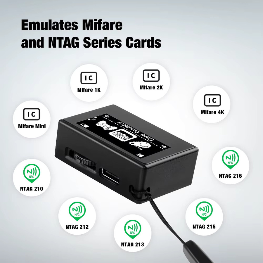 EPICJOY Smart NFC Pixl.js Emulator Bluetooth-kompatibles Gaming-Zubehör für Switch, Switch2, NS, Wii U und 3DS OLED in Schwarz oder Weiß - Bild 4