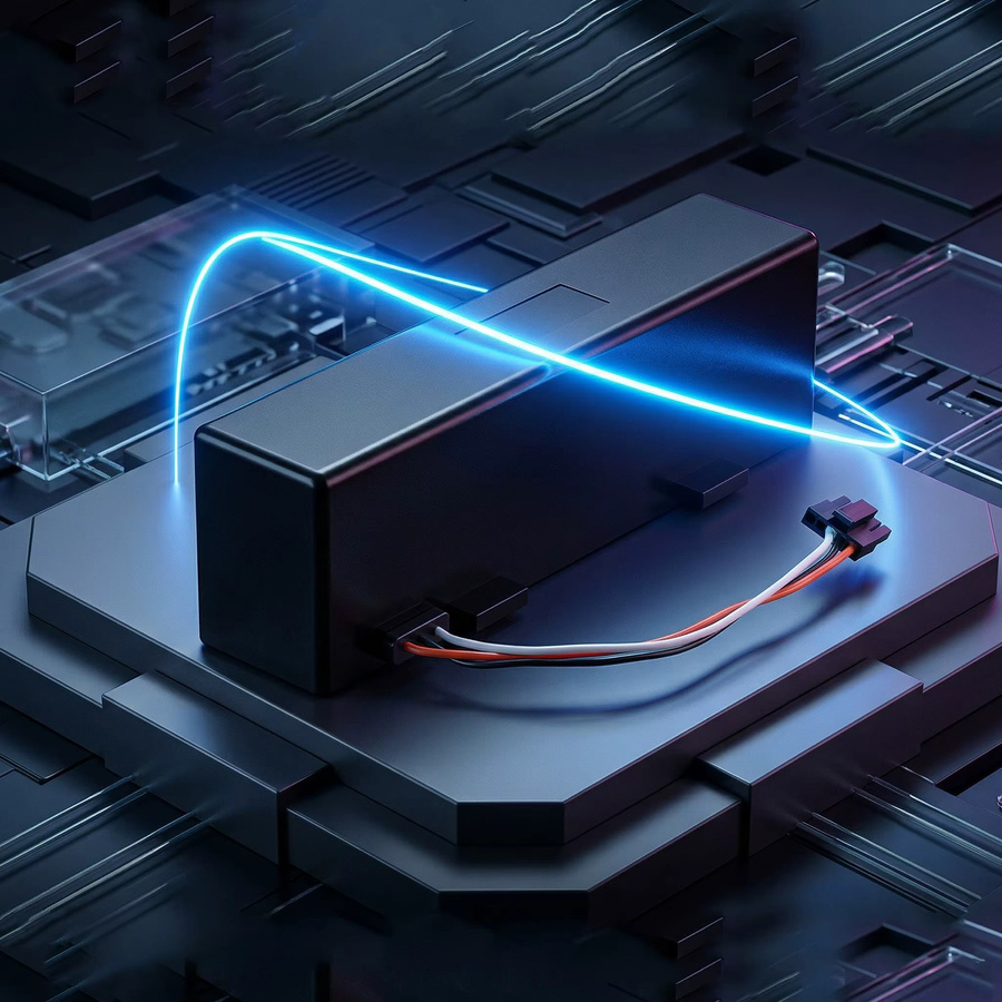 Xiaomi Ersatzakku 14,4 V 12800 mAh Li-Ionen 4S1P 18650 für Mi Robot Vacuum-Mop 2S Mop P STYTJ02YM, Schwarz - Bild 2