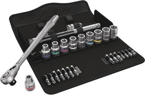 Wera Zyklop Metal-Knarrensatz 8100 SC 11 zöllig 1/2 Zoll 28-teilig - Bild 1