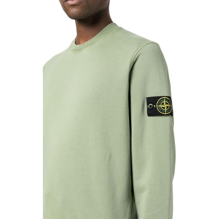 Stone Island Fleece-Sweatshirt, Salbei, Herren - Bild 2