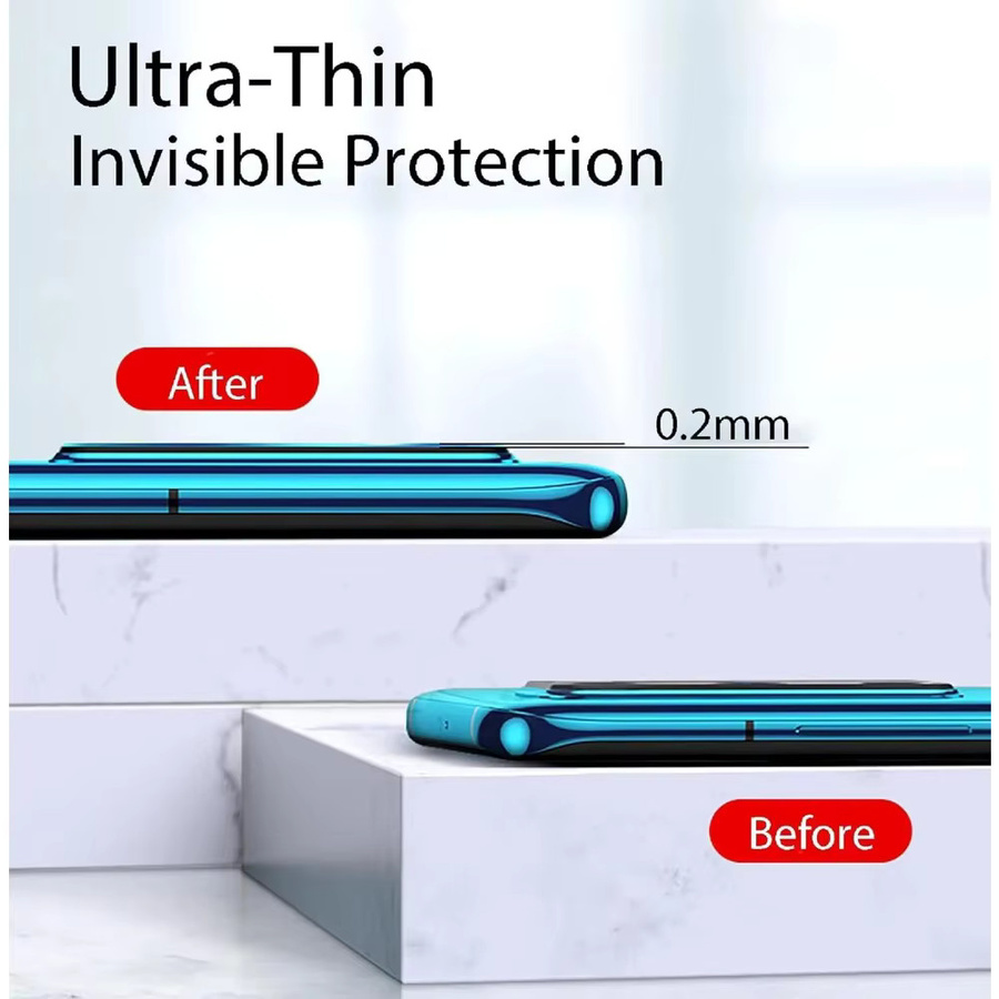 Motorola Moto Razr 50 und Razr 60 Ultra Plus Displayschutzfolie aus 3D gebogenem 9H gehärtetem Glas, transparent, kratzfest - Bild 5