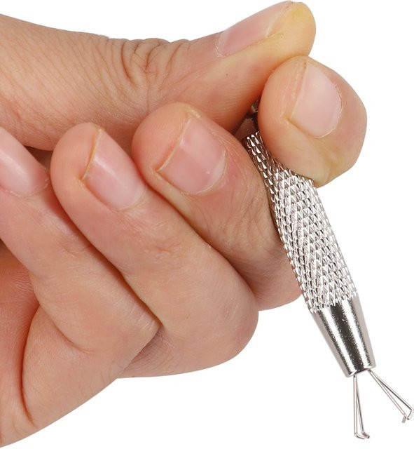 DAZZLEEX 4-Klauen-Schmuckgreifer Diamant-Klauenpinzette in Silber für IC-Chips, Edelsteine und Elektronikkomponenten - Bild 1