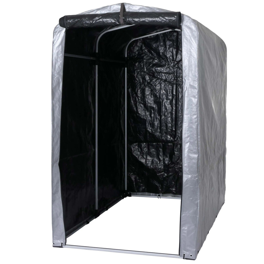 Gerätehaus MCW N61 aus Aluminium in Silber, wasserfest und UV-Schutz, B/T/H: 201 x 121 x 201 cm - Bild 2
