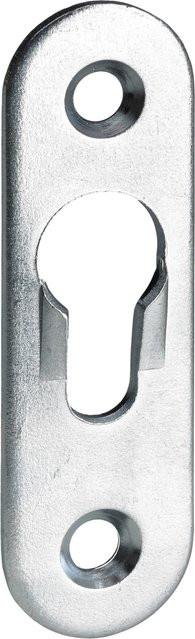 Hettich Schrankaufhänger aus verzinktem Stahl in Silber, 2 Stück, B/T/H: 62 x 19 mm - Bild 1