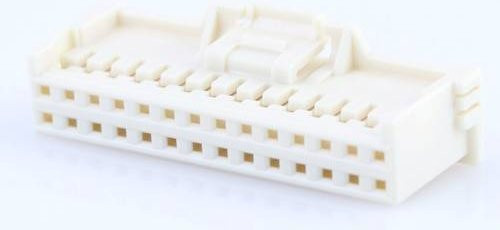 Molex Buchsengehäuse-Kabel 28-polig in Weiß mit 2,00 mm Rastermaß - Bild 1