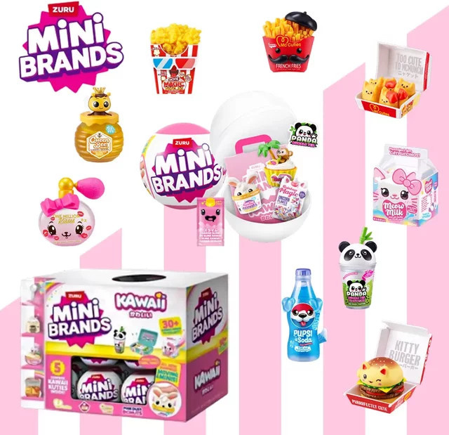 ZURU Mini Brands Shopkins, 5-teiliges Set, Überraschungs-Bälle, ab 3 Jahren - Bild 1
