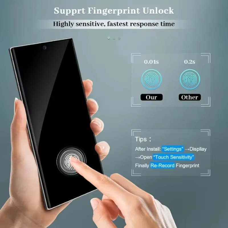 3 Stück Ultra HD Displayschutzfolien aus gehärtetem Glas für Samsung Galaxy S25 und S23 in Transparent - Bild 6