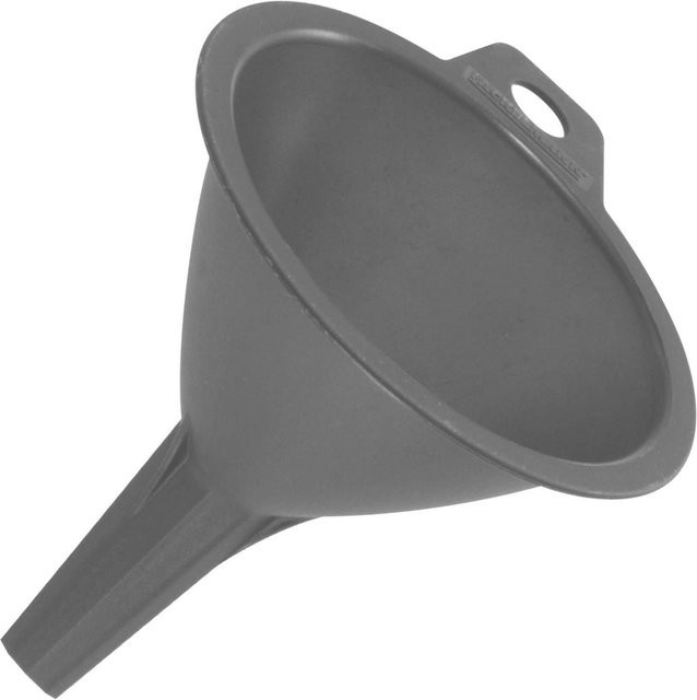 Fackelmann Trichter rund aus Kunststoff, Grau, Durchmesser: 11 cm - Bild 1