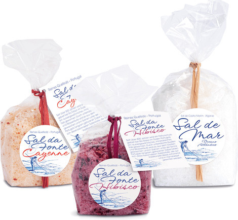 Sal da Fonte Salz-Trio Portugal 3 x 650 g - Bild 1