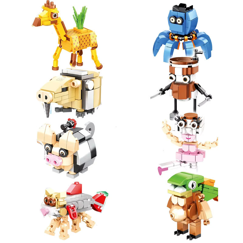 SharkBricks Tiere Bausteine, Bunt / Mehrfarbig - Bild 2