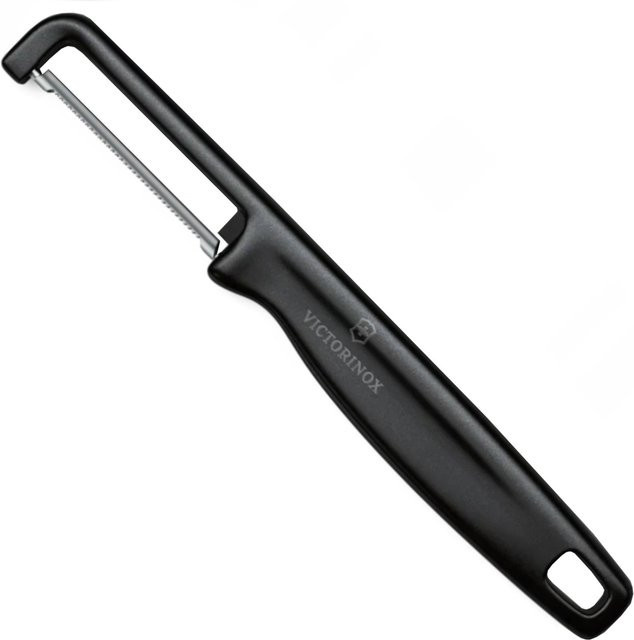 Victorinox Iota Universal-Schäler mit Wellenschliff in Schwarz - Bild 1