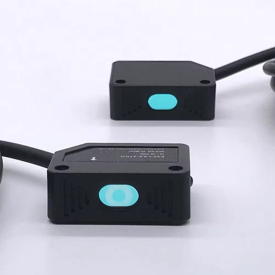 AUCHTEL Laserstrahl-Lichtschranke E3Z-LAS Infrarotsensor mit Fernübertragung bis 30 Meter in Schwarz (NPN/PNP) - Bild 3