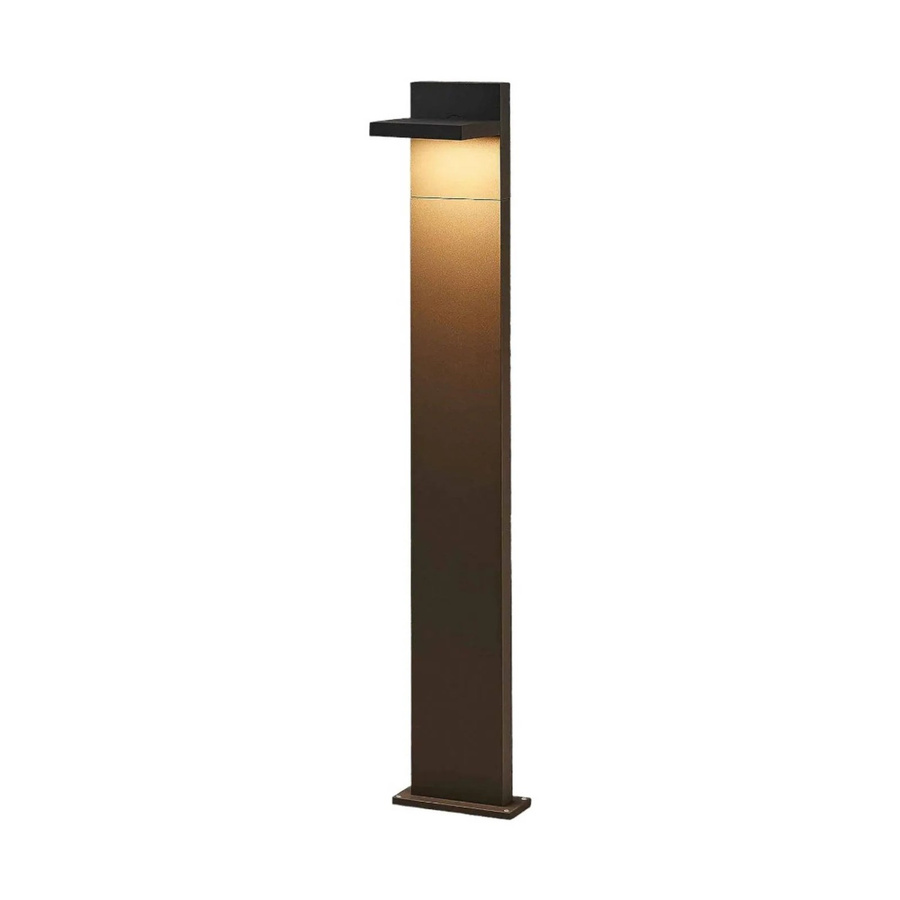 Lucande LED Außenleuchte Silvan Modern Schwarz aus Aluminium mit Glas für Garten und Weg - Bild 2