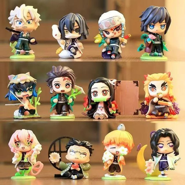 Bandai Demon Slayer, Mini-Figuren-Set, Fantasy, Kunststoff, Bunt / Mehrfarbig - Bild 1