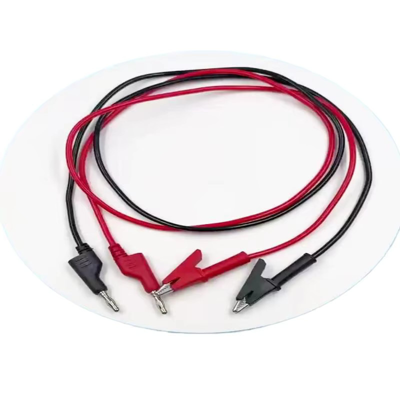 Dual-End-Messleitungen mit 4-mm-Bananenstecker und Krokodilklemmen in Rot, 15 A Nennleistung für Multimeter und Elektro-DIY-Reparaturen - Bild 2