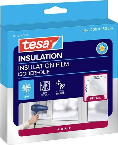 tesa tesamoll Thermo Cover Fensterisolierfolie transparent B: 150 cm x L: 400 cm - Bild 1