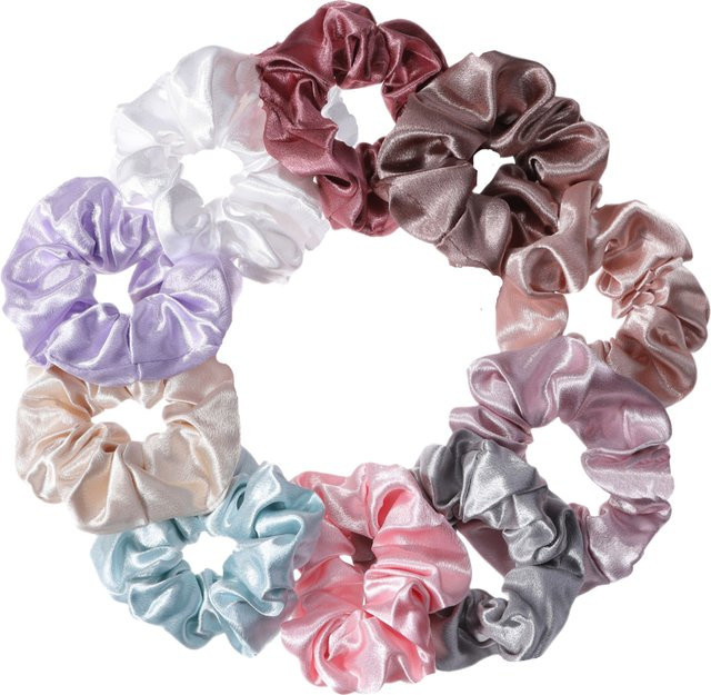 Scrunchies Satin, Kristall, Damen - Bild 1