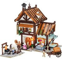 Lumibricks Mittelalterliche Schneiderei Klemmbaustein Konstruktionsspielzeug - Bild 1
